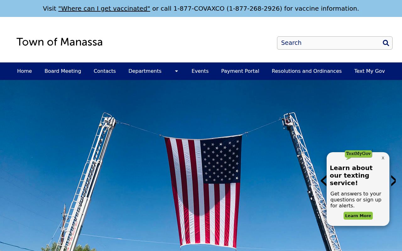 Manassa court docket town homepage and Jack Dempsey identity