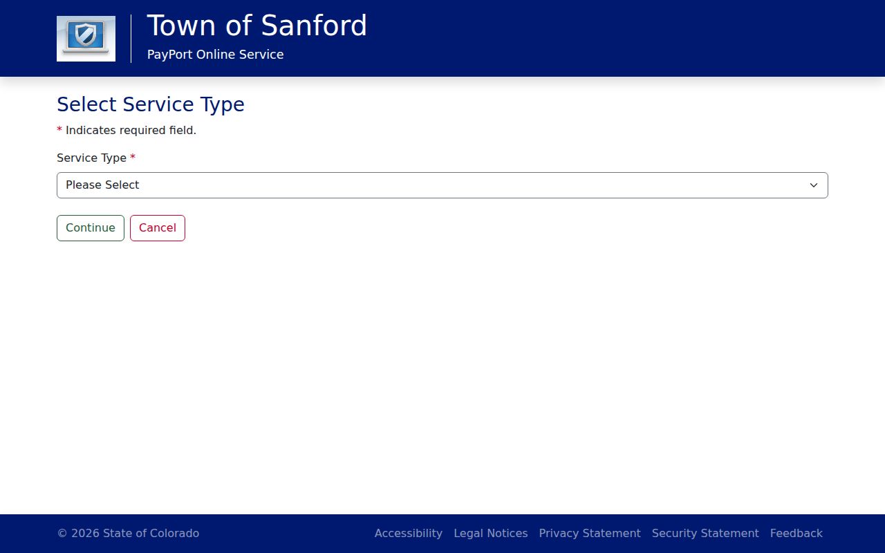 Sanford court docket secure citation payment screen
